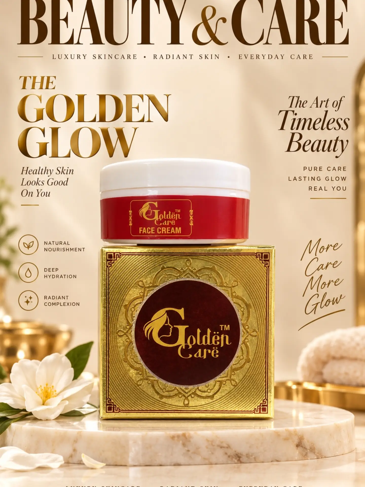 The Golden Glow – Golden Care Face Cream