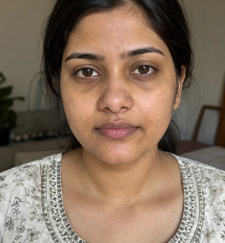 Illustration of dull, tired-looking skin